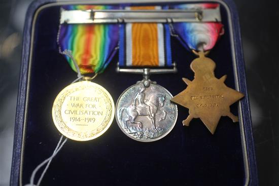 A First World War Military Cross group to Lieut. Gerald Forsyth and a companion group to his brother Private Bertra Forsyth